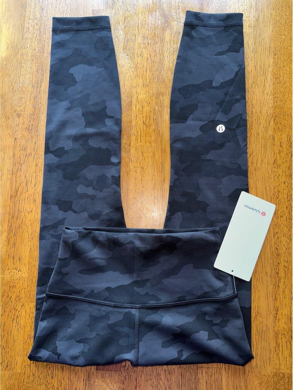 Lululemon Wunder Train High Rise 25” Heritage Camo Black Size 4 NWT [COPY]